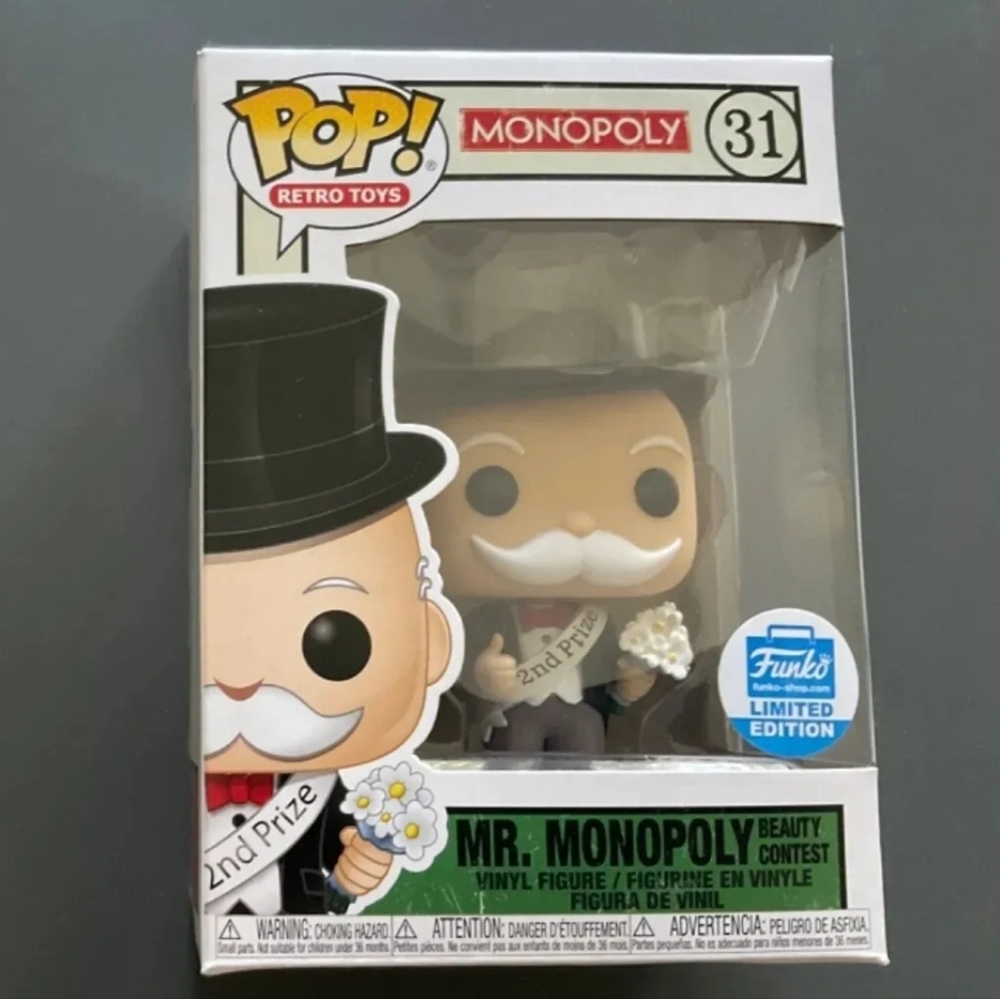 MR. MONOPOLY BEAUTY CONTEST FUNKO POP #31-NIB